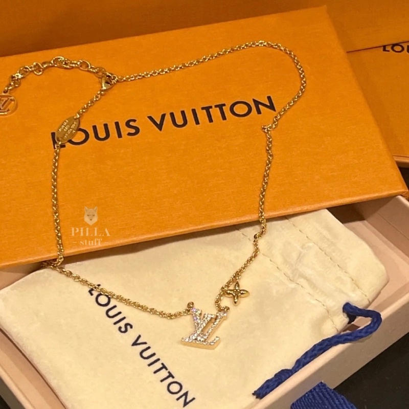 แท้100%🔥 Louis Vuitton LV iconic necklace สร้อยคอหลุยส์วิตตอง