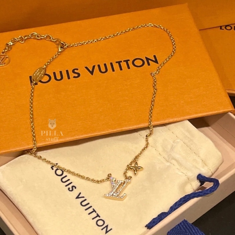 New🔥 Louis Vuitton LV iconic necklace สร้อยคอหลุยส์วิตตอง
