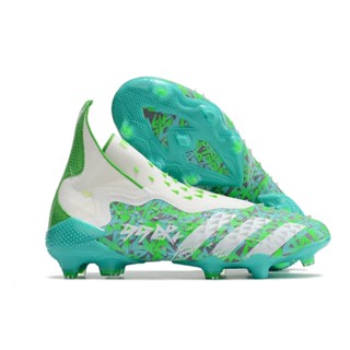 Adidas Fanatic Showpiece Pack รองเท้าบูทฟุตบอล ผ้าถัก สีเขียว FG PREDATOR FREAK + FG36-45