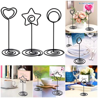 Calciwj 12Pcs Seat Card Holder Stainless Steel Table Sign Stand Table Name Card Holder