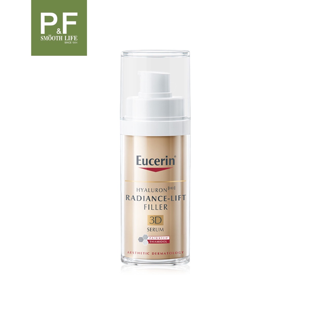 Eucerin Hyaluron [HD] Radiance-Lift Filler 3D Serum 30ml.+ Night Cream 50ml.+ Free Eye Cream SPF20 15ml.เซ็ตบำรุงผิวหน้า