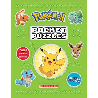 NEW! หนังสืออังกฤษ Pokemon: Pocket Puzzles (Pokemon) [Paperback]