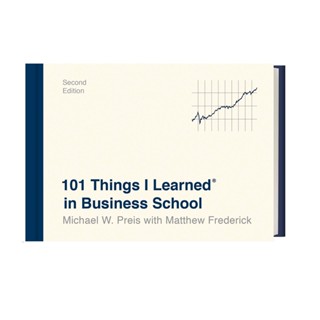 NEW! หนังสืออังกฤษ 101 Things I Learned in Business School [Hardcover]