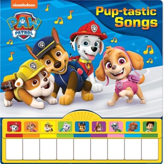 NEW! หนังสืออังกฤษ Nickelodeon PAW Patrol: Pup-tastic Songs Sound Book (Board Book) [Hardcover]