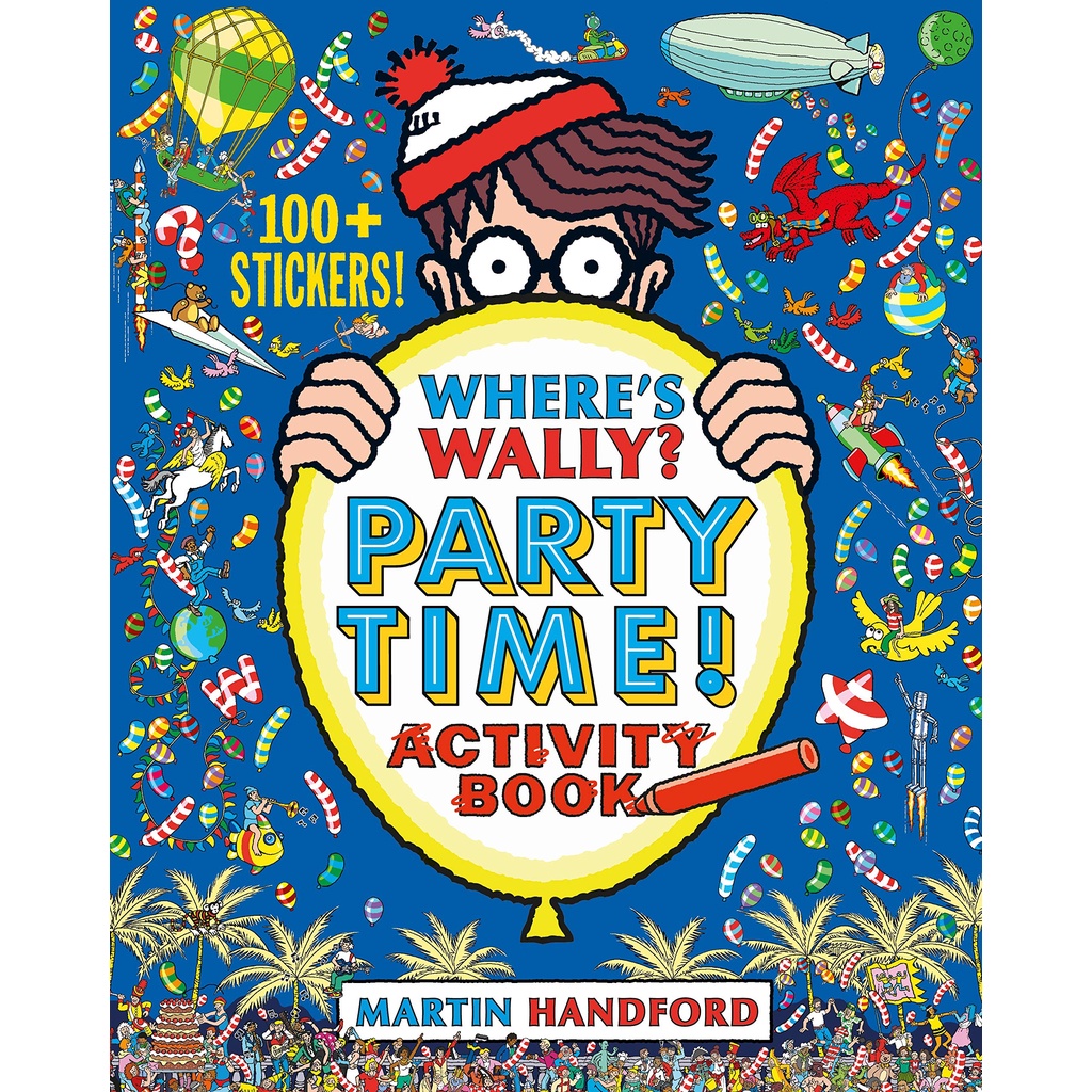 NEW! หนังสืออังกฤษ Where's Wally? Party Time! (Where's Wally?) [Paperback]