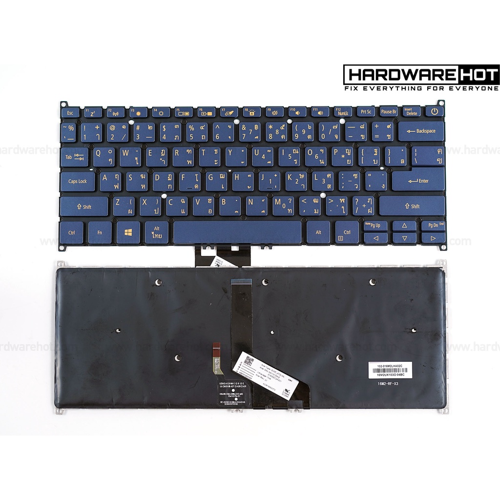 KEYBOARD ACER SWIF5 SF514-52 SWIFT 3 SF314-57-38N7 TH-EN สีน้ำเงิน (KEYBOARD ACER)