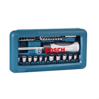 BOSCH ชุดไขควงอเนกประสงค์ 46 ชิ้น รุ่น 2607017399 สีน้ำเงิน เครื่องมือช่าง ของแท้100% จัดส่งเร็วที่สุด