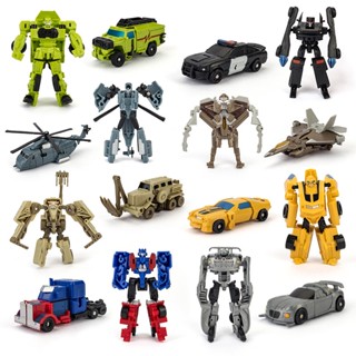 พร้อมส่ง โมเดลฟิกเกอร์หุ่นยนต์ Transformation Optimus Prime Bumblebee ของเล่นสําหรับเด็กผู้ชาย ผู้หญิง อายุ 0-6 ปี