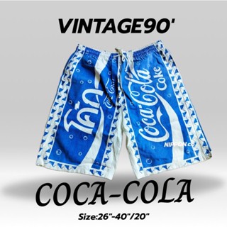 กางเกงวินเทจCoca-cola Coke vintage90s งานวินเทจแท้100% #A1