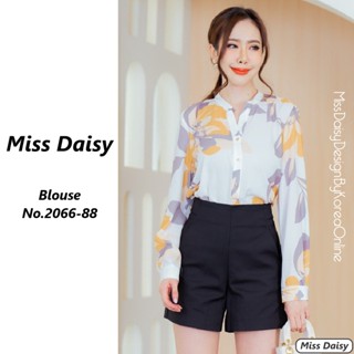 Miss Daisy เสื้อแขนยาว No.2066 ผ้า Polyester 100% พิมพ์ลาย