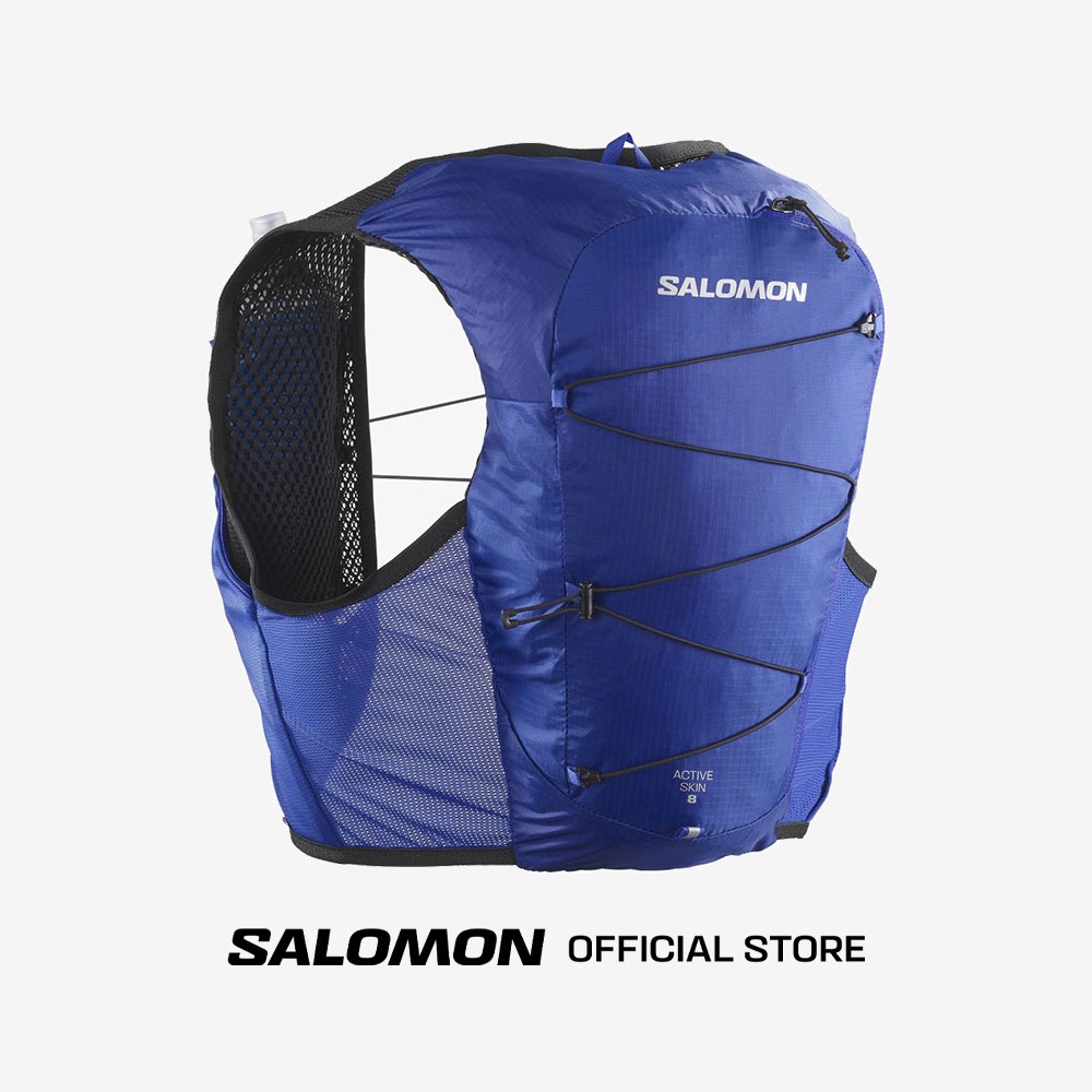 SALOMON ACTIVE SKIN 8 SET สี SURF THE WEB/B กระเป๋าใส่น้ำ สำหรับวิ่งเทรล ความจุ 8 ลิตร UNISEX
