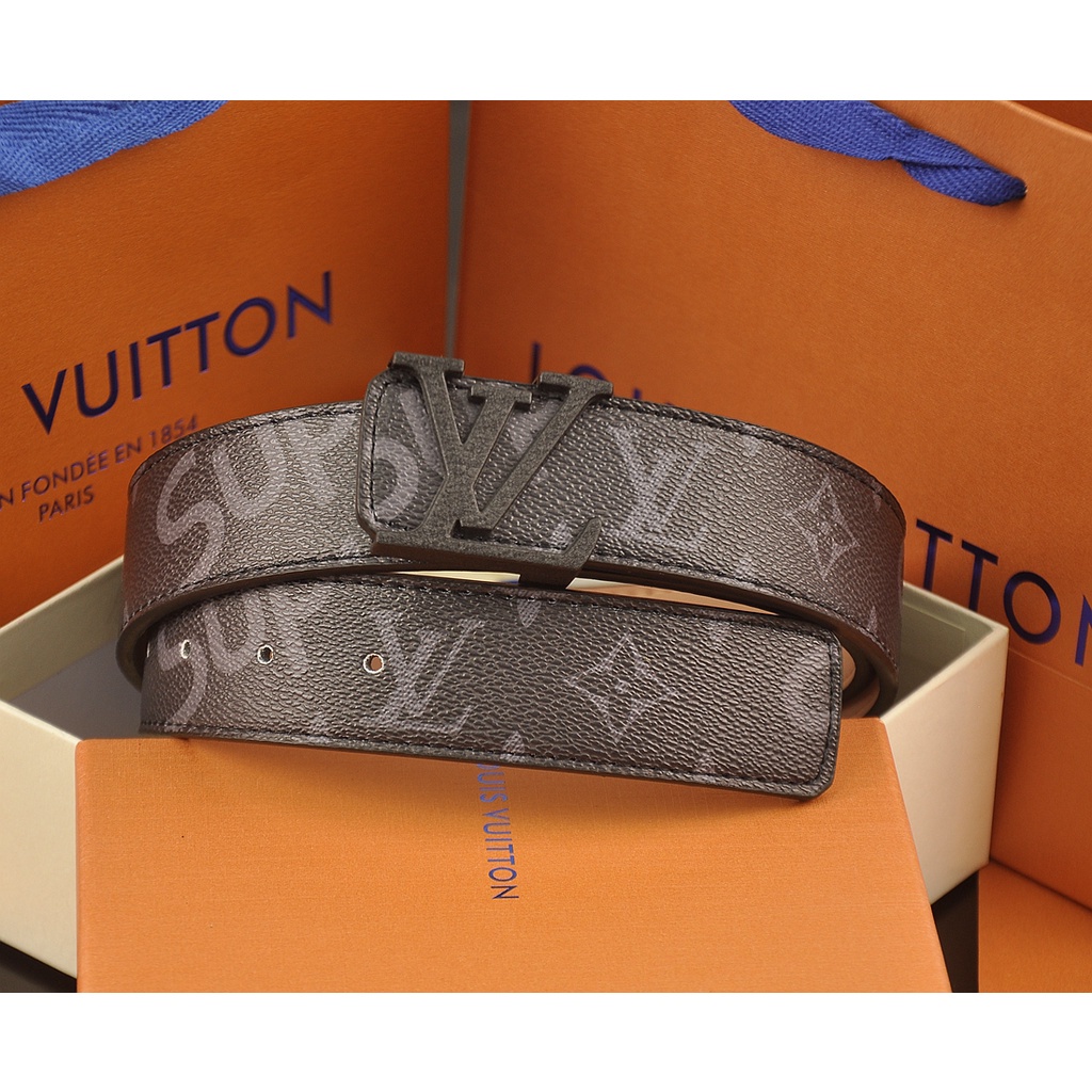 ☜✠Louis Vuitton LV SUP Brand Port Fashion Simple Jeans Belt Versatile Pant for Men and Women