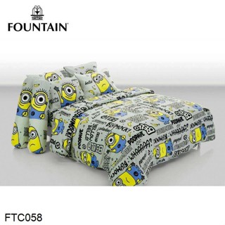 Fountain ผ้านวม (ไม่รวมผ้าปูที่นอน) มินเนียน Minions FTC058 #ฟาวเท่น ผ้าห่ม