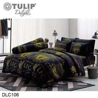 Tulip Delight ผ้าปูที่นอน (ไม่รวมผ้านวม) 3.5ฟุต 5ฟุต 6ฟุต ลิเวอร์พูล Liverpool DLC106 #ทิวลิปดีไลท์ เครื่องนอน ชุดผ้าปู