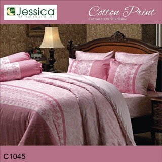 Jessica ผ้านวม 90 x 100 นิ้ว (ไม่รวมผ้าปูที่นอน) Cotton 100% พิมพ์ลาย กราฟฟิก C1045 #เจสสิกา ผ้าห่ม