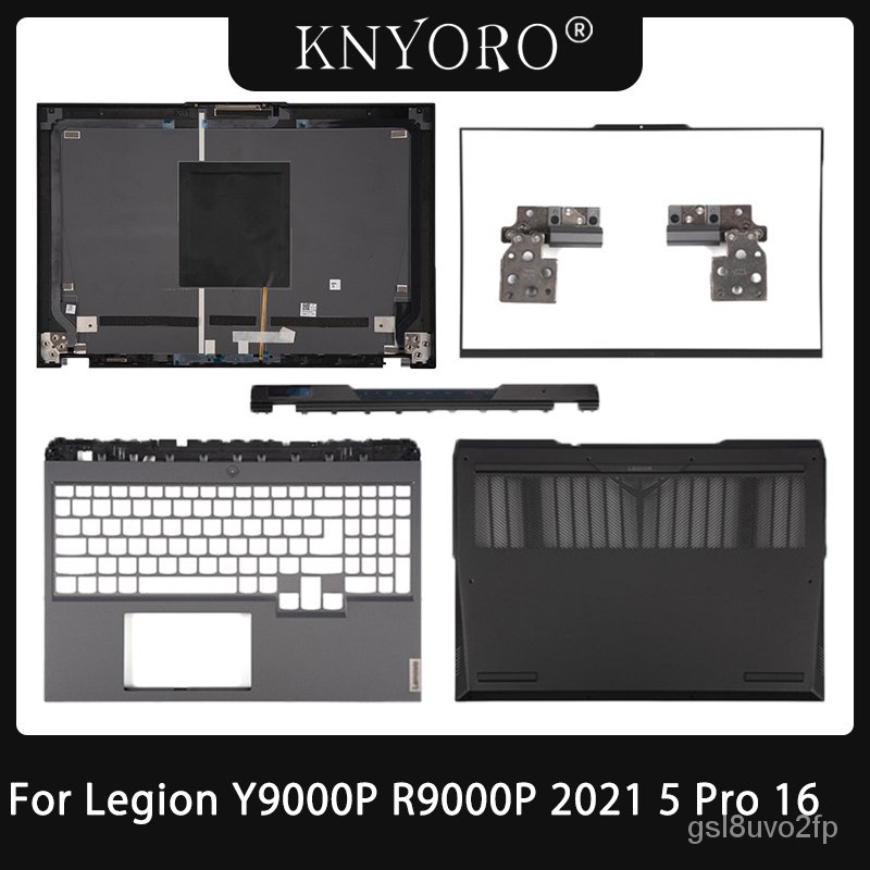 สำหรับ Lenovo Y9000P R9000P Legion 5 Pro 2021 16ACH6H แล็ปท็อปที่อยู่อาศัยจอแอลซีดีปกหลัง/ฝาด้านหน้า // Palmrest/ กรณีด้