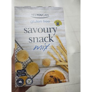 Yes You Can Savoury Snack High In Protei แป้งทำขนมปัง รส ชีส  เยสยูเเคน 400 กรัม