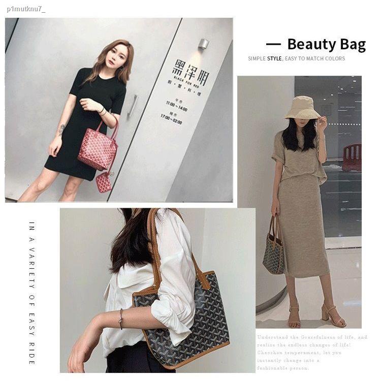 ✉❁♀goyard tote bag Shopping bagGoyard Fashion Vintage Chanel Style One-Shoulder Versatile Hot-Selling High-End New ins