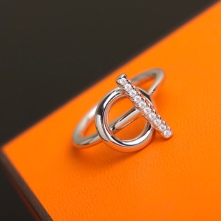 พรี​ ราคา2500 Hermes แหวน เพชร​ Rings