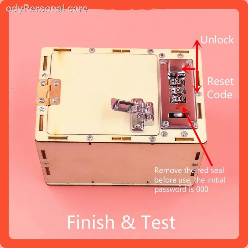 ▥☈◎Children's creative science experiment equipment DIY mechanical code box STEM toys educational to