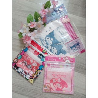 ถุงซิปล็อค Sanrio Japan พร้อมส่งค่ะ