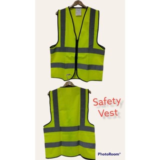 เสื้อกั๊กเสื้อสะท้อนแสง Safety vest  Reflective Vest เสื้อใส่ปั่นจักรยาน เสื้อกั๊กจราจร คุณภาพเกรดA มีใบรับรองsize S-XXL