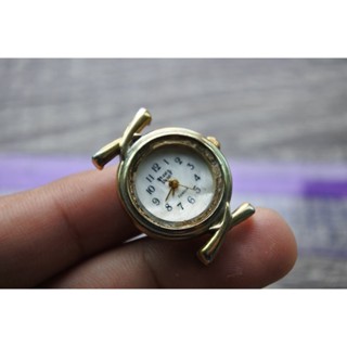 นาฬิกา Vintage มือสองญี่ปุ่น MURANO GLASS VENICE ระบบ QUARTZ ผู้หญิง ทรงกลม กรอบเงิน หน้าขาว หน้าปัด มม