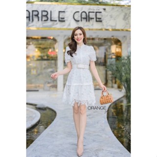 5 Size  S M L XL XXL   NEW ARRIVALS  By Orange Juice ---------------------------- Dress เดรสสั้นลูกไม้พร้อม