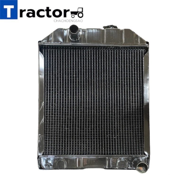 หม้อน้ำรถไถฟอร์ด 5 ช่อง ทองเหลือง รุ่น 5000/6600/6610 (ไม่มีออยคูลเลอร์) (ญA199)