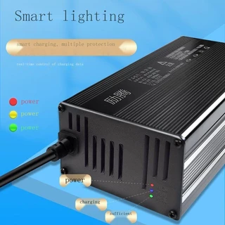 เครื่องชาร์จแบตเตอรี่ลิเธียมไฟฟ้า อลูมิเนียม พลังงานสูง 48V60V72V8A10A15A