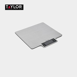 Taylor USA Pro Digital Large Kitchen Food Scales Stainless Steel - Silver (10kg/22lbs) เครื่องชั่งดิจิตอล ตัดภาชนะออกได้