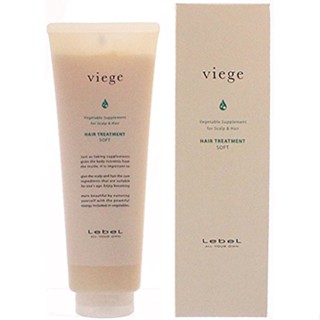 Lebel เลอเบล viege ซอฟต์แวร์บำบัดผม 240ml b5084