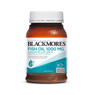 Blackmores แบลคมอร์ส FISH OIL 1000 มก. จำนวน 200 แคปซูล