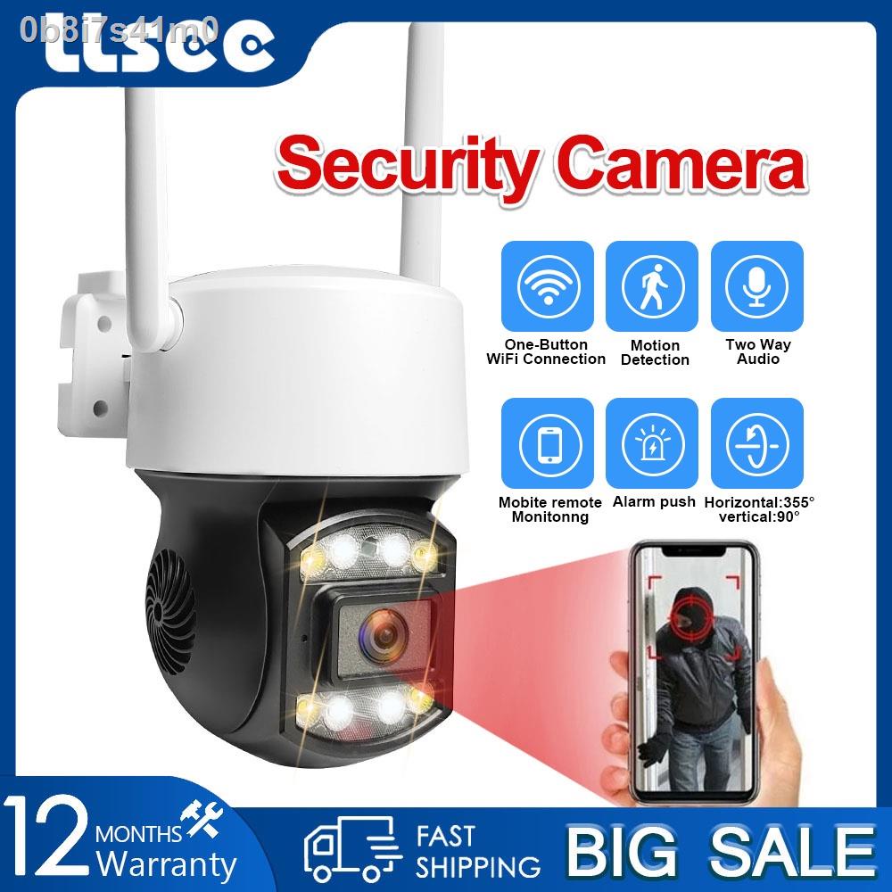 LLSEE WiFi 5MP wireless dome outdoor surveillance camera IP cctv dual light rainproof night vision c