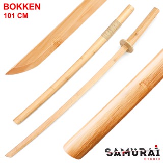 JAPAN ดาบไม้ซามูไร พร้อมฝักดาบ Bokken เคนโด้ Kendo เคนโด้ ดาบไม้ญี่ปุ่น Wooden Ninja Sword Samurai Katana Yakuza ยากูซ่า