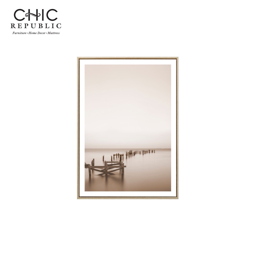 ภาพติดฝาผนัง CHIC REPUBLIC รุ่น LONELY-A/50X70 สีไม้ธรรมชาติ/หลากสี_0