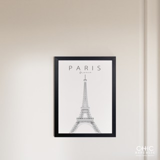 Chic Republic LA TOUR EIFFEL/45x60,ภาพติดฝาผนัง - สี ดำ/หลากสี