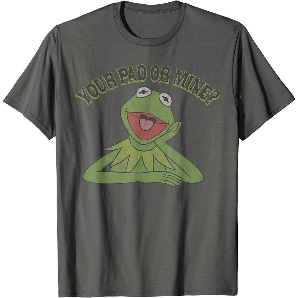 Muppets - เสื้อยืด Kermit Your Pad หรือ Mine