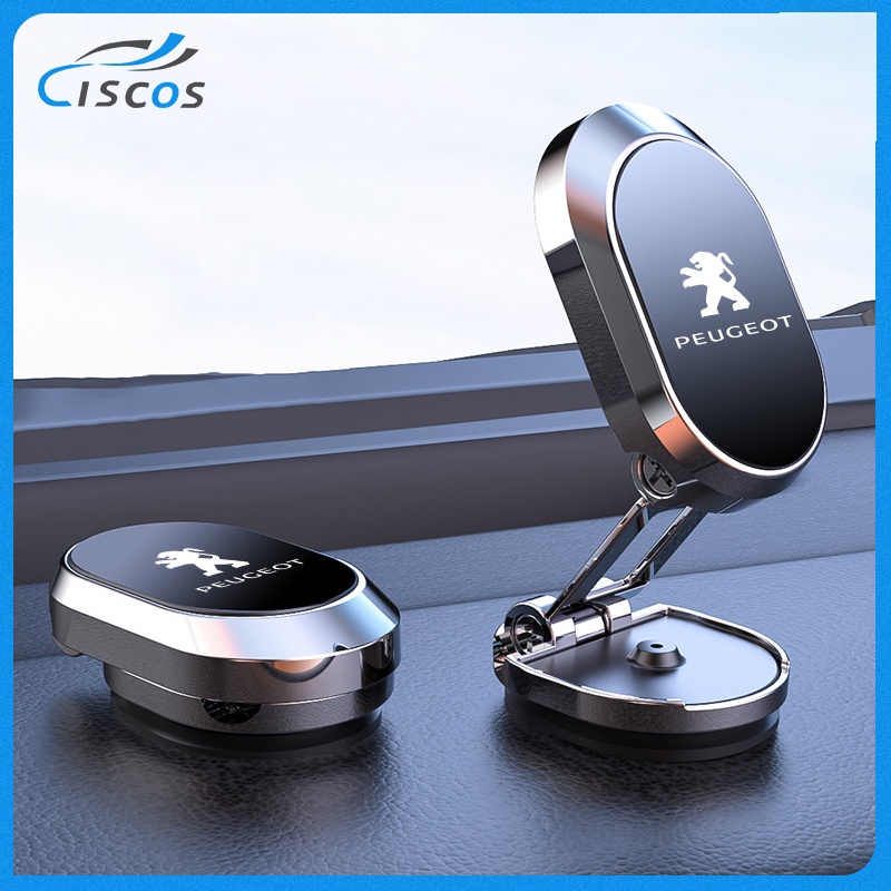 Ciscos ที่ยึดโทรศัพท์ในรถยนต์แม่เหล็ก ที่ตั้งโทรศัพท์ในรถ ของแต่งรถยนต์ สำหรับ Peugeot 406 3008 2008 405 5008 306 206 408