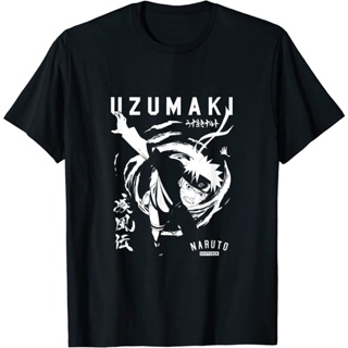 เสื้อยืด Naruto Shippuden Uzumaki : เสื้อผ้า รองเท้า และเครื่องประดับ