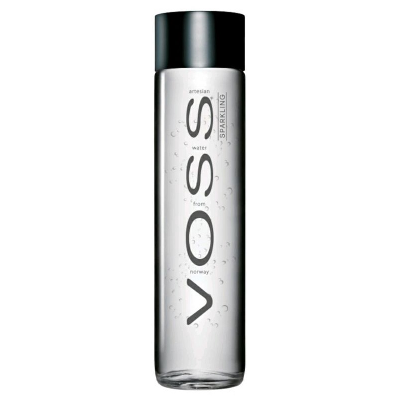 วอส น้ำแร่สปาร์คกิ้งบรรจุขวดแก้ว Voss Sparking Mineral Water Glass Bottle 800ml