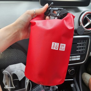 Uniqlo waterproof bag กระเป๋า กันน้ำ UNIQLO ยูนิโคล สีดำ ความจุ 2 ลิตร