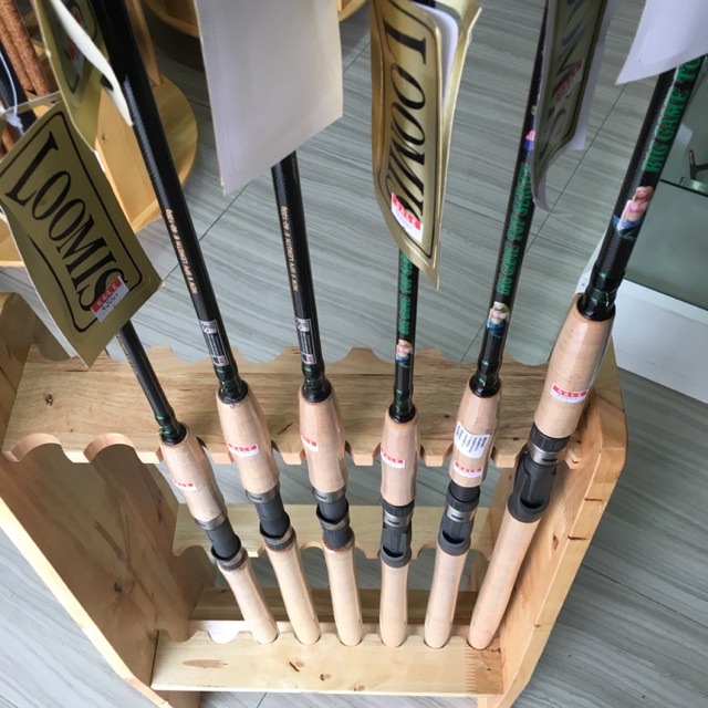 คัน Loomis Big Game ไกด์สีเงิน เบท / สปิน 8 / 9 / 10 ฟุต