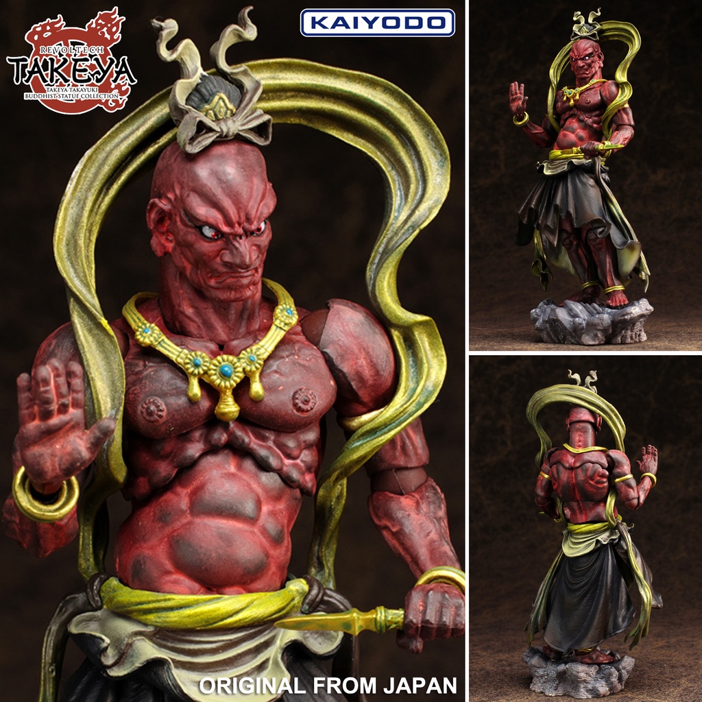 งานแท้ Kaiyodo Revoltech Takeya รูปปั้นเทพเจ้า Kongo Rikishi Ungyo ริกิชิ อันเกียว เทพแห่งความแข็งแก