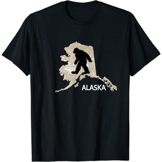 เสื้อยืด Bigfoot ตลก I Believe Loves Alaska Ak Sasquatch