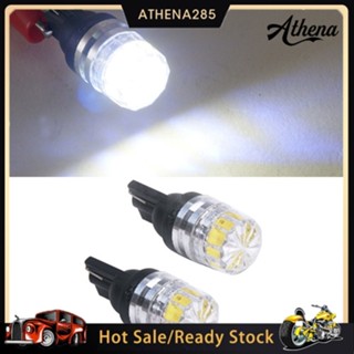 2 ชิ้น White T10 T15 5050-SMD หลอดไฟ LED ไฟท้ายรถข้างรถ