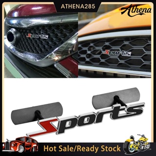 Athena ▶Fashion Sports Letter Metal Car Grille Emblem Badge Sticker DIY  Decor