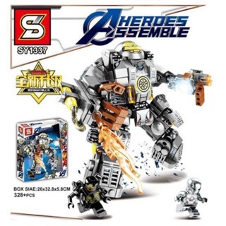 SY1337 AVENGER HEROES IRONMAN HULK BUSTER ROBOT 
LEGO เลโก้ ไอรอ่นแมนซีรี่ย์ 
จำนวน 328 ชิ้น