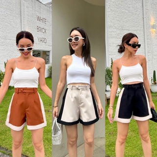 ขาสั้นทูโทน Lunar two-tone shorty pant