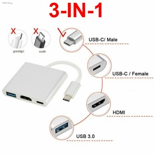 3 In 1 Hub Type C To HDMI Converter 4K USB 3.0 Charging Cable USB-C 3.1 Adapter Cord